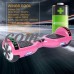 Bluetooth 6.5 Inch Self Balancing Electric Scooter LED Electric Skate Board with Free Carry Bag   570765043